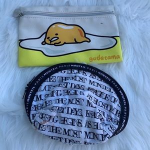 Make up bag lot Monteil Sanrio mixed